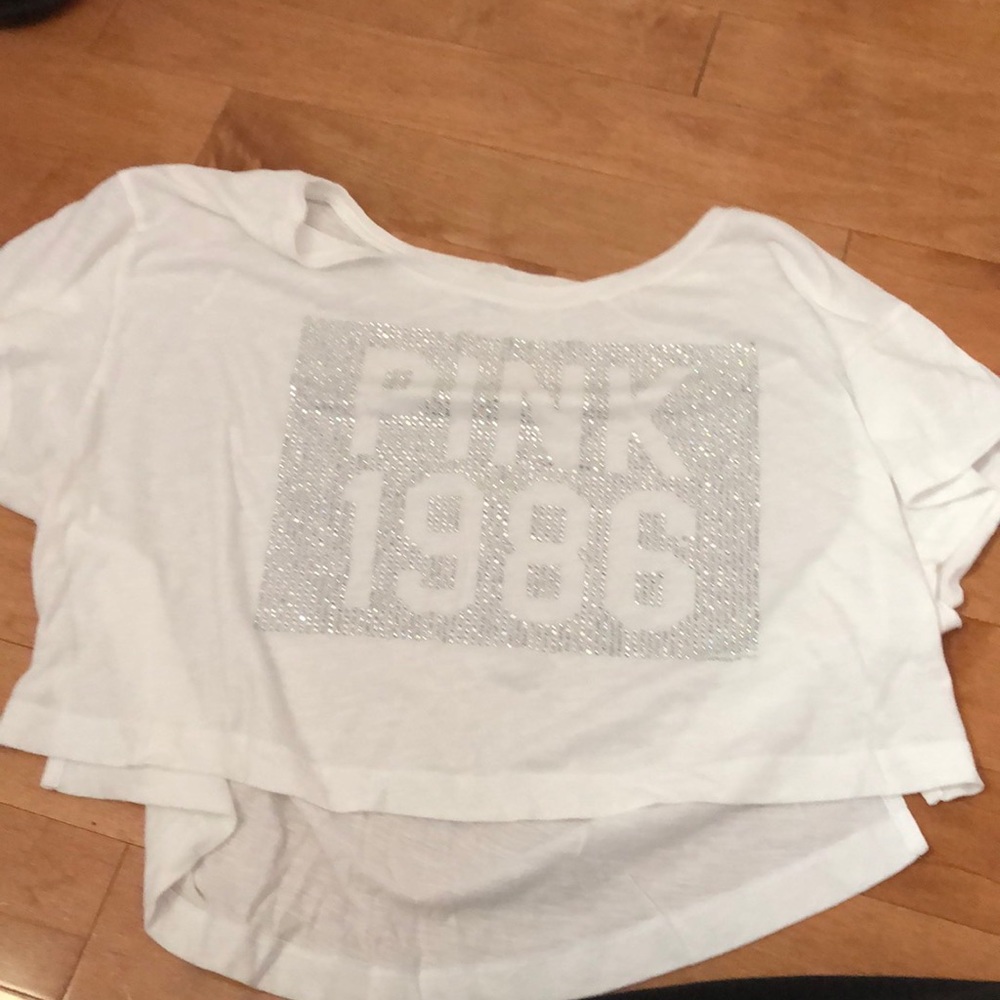 Crop top from pink